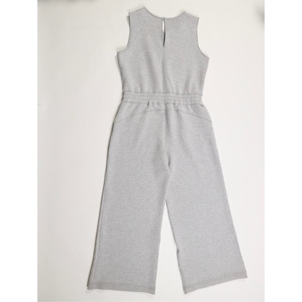Spanx AirEssentials Jumpsuit XL Grey Wide Leg Sleeveless Luxe NWT Athleisure - Picture 7 of 14